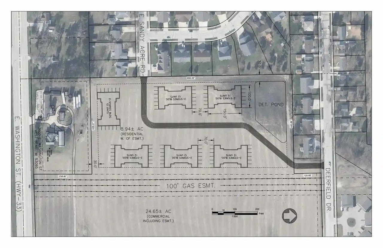 Photo 4 of Land for sale at Lt1 E Washington Street Street, West Bend, WI 53095 | MLS# 1950051 | Listing updated on 2026-06-24