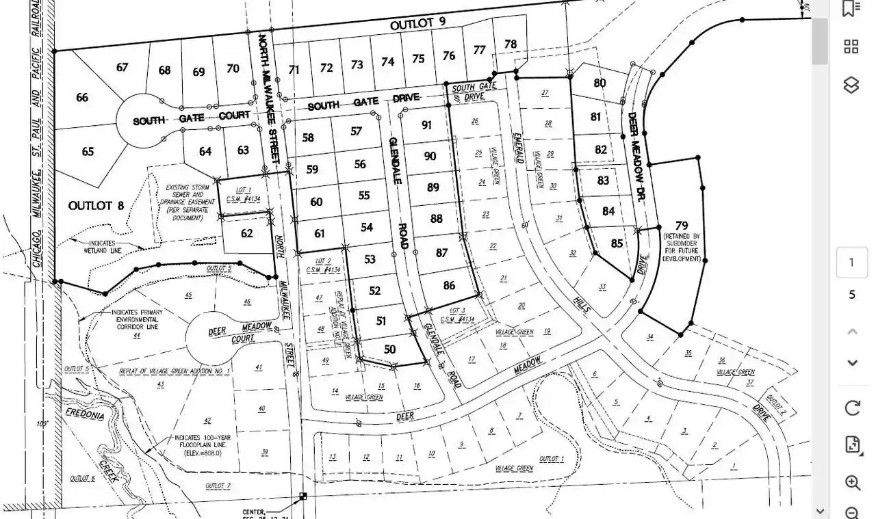 3rd image of Lt 51 Glendale Road Road, Fredonia, WI 53021 | MLS# 1950776