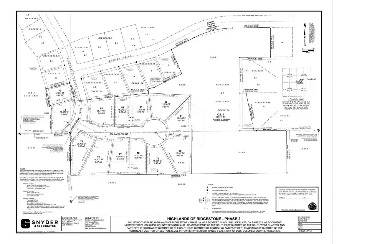 Photo 3 of Land for sale at Lot 74 Ridgestone Dr Dr, Lodi, WI 53555 | MLS# 2017737 | Listing updated on 2026-05-21
