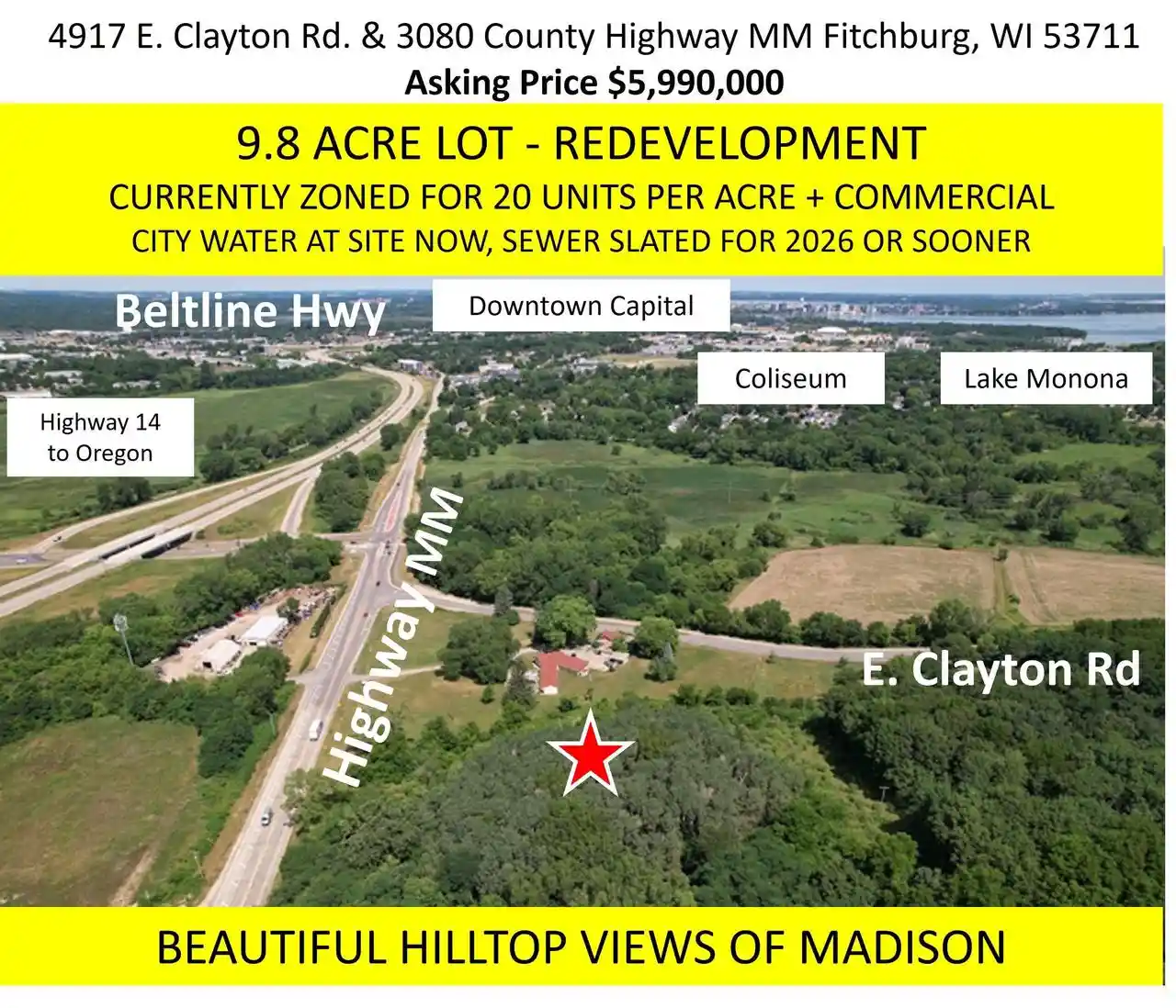 Photo 1 of Land for sale at 3080 County Road Mm, Fitchburg, WI 53711 | MLS# 2019045 | Listing updated on 2026-09-01