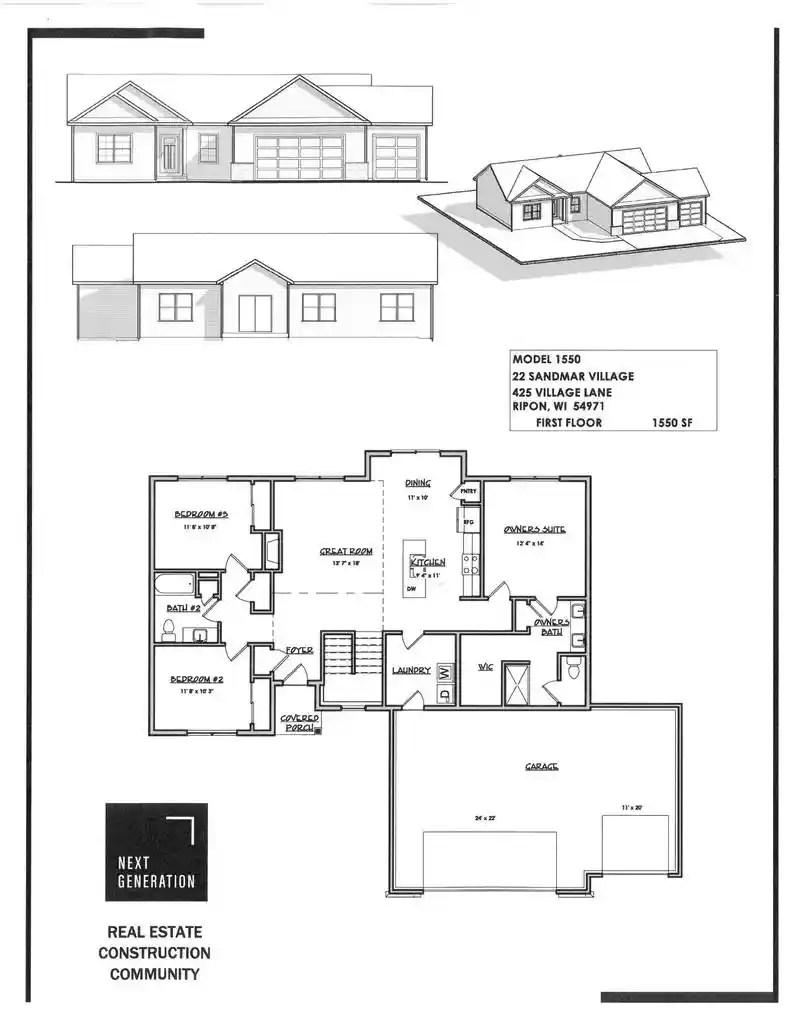 Homes for sale in Ripon, WI | 425 Village Lane Lane, Ripon, WI 54971 | MLS# 2020614