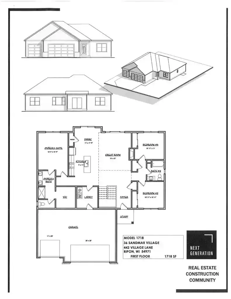 Homes for sale in Ripon, WI | 442 Village Lane Lane, Ripon, WI 54971 | MLS# 2020615