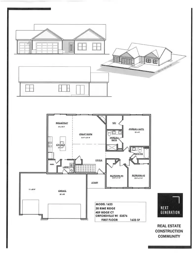 Homes for sale in Orfordville, WI | 409 Ridge Court Court, Orfordville, WI 53576 | MLS# 2023061