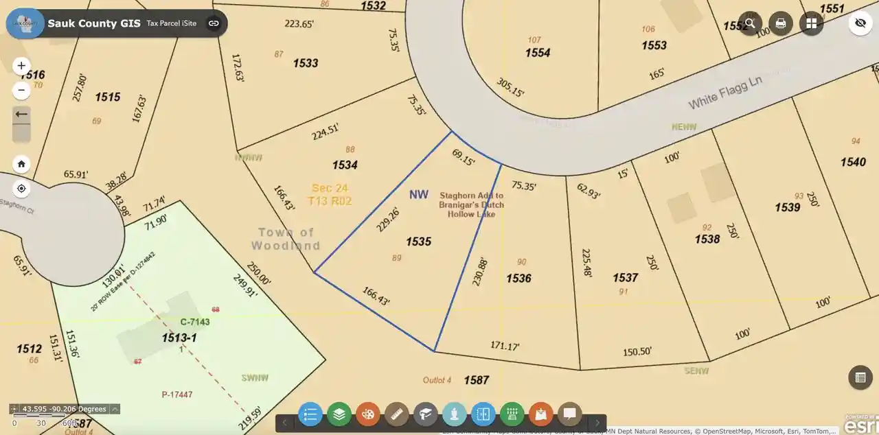 Photo 3 of Land for sale at Lt89 Staghorn White Flag Lane Lane, La Valle, WI 53941 | MLS# 1963089 | Listing updated on 2026-07-11
