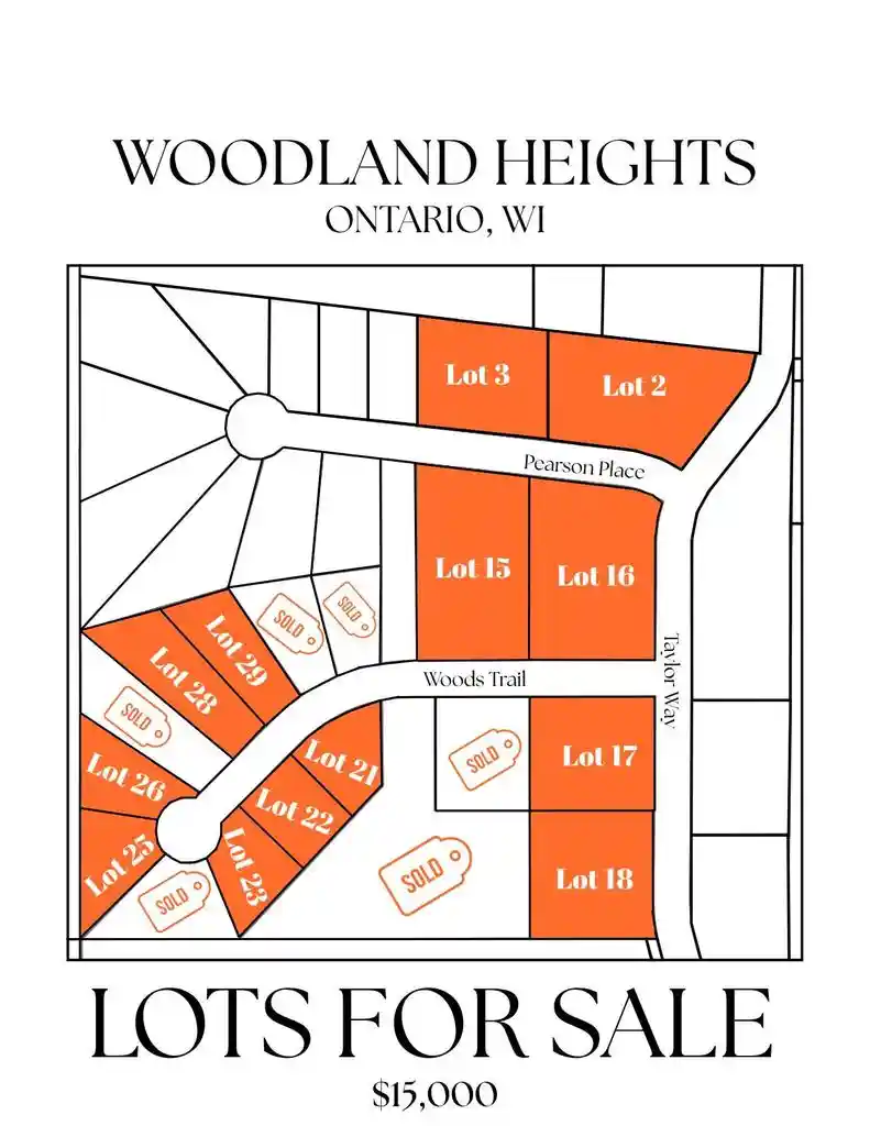 Homes for sale in Ontario, WI | Lot 25 Woods Trail Trail, Ontario, WI 54651 | MLS# 2023926