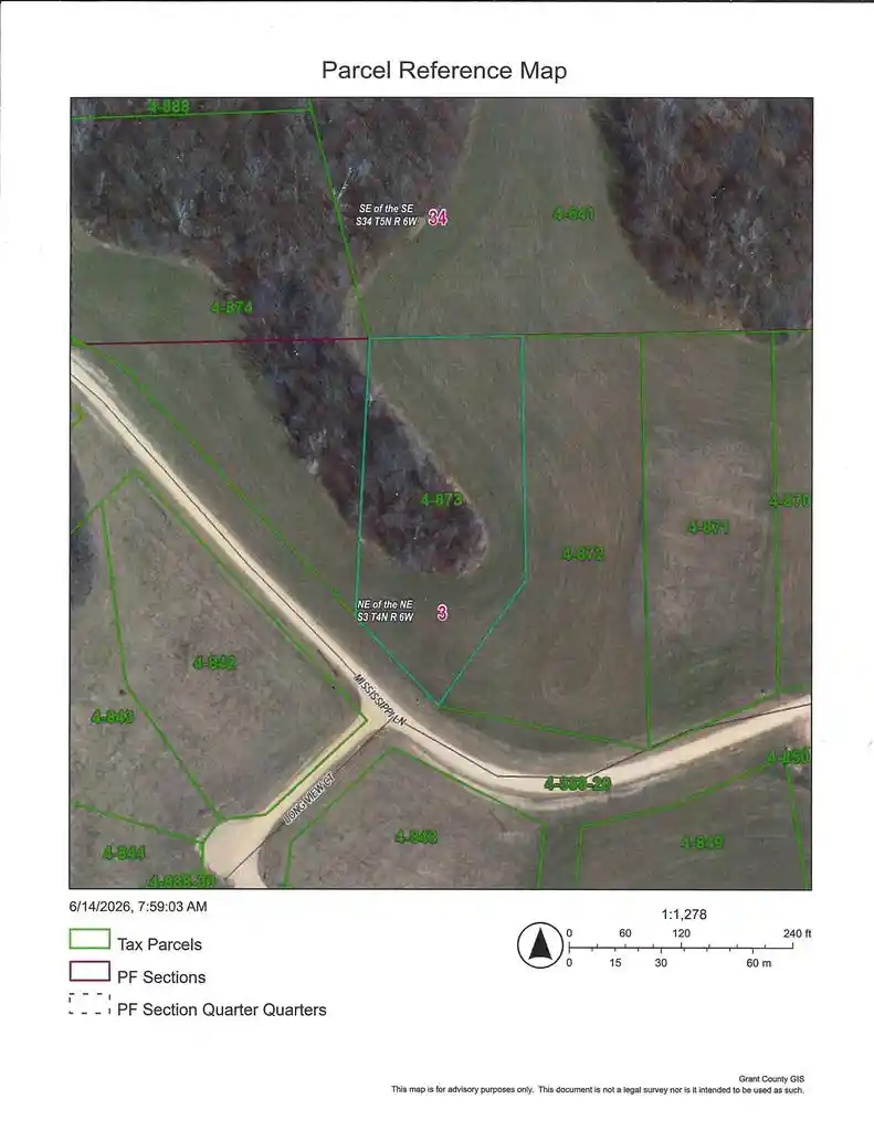 Homes for sale in Bagley, WI | Lot #62 Mississippi Lane Lane, Bagley, WI 53801 | MLS# 2025828