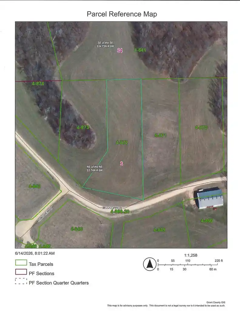 Homes for sale in Bagley, WI | Lot #61 Mississippi Lane Lane, Bagley, WI 53801 | MLS# 2025829
