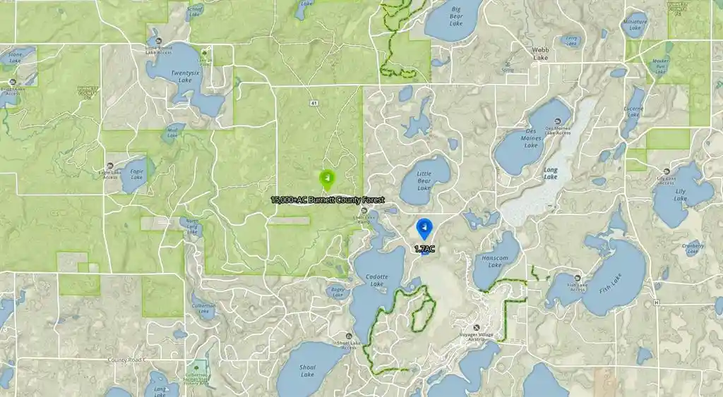 4th image of Lot 15 Loon Lake Road Road, Danbury, WI 54830 | MLS# 1602353