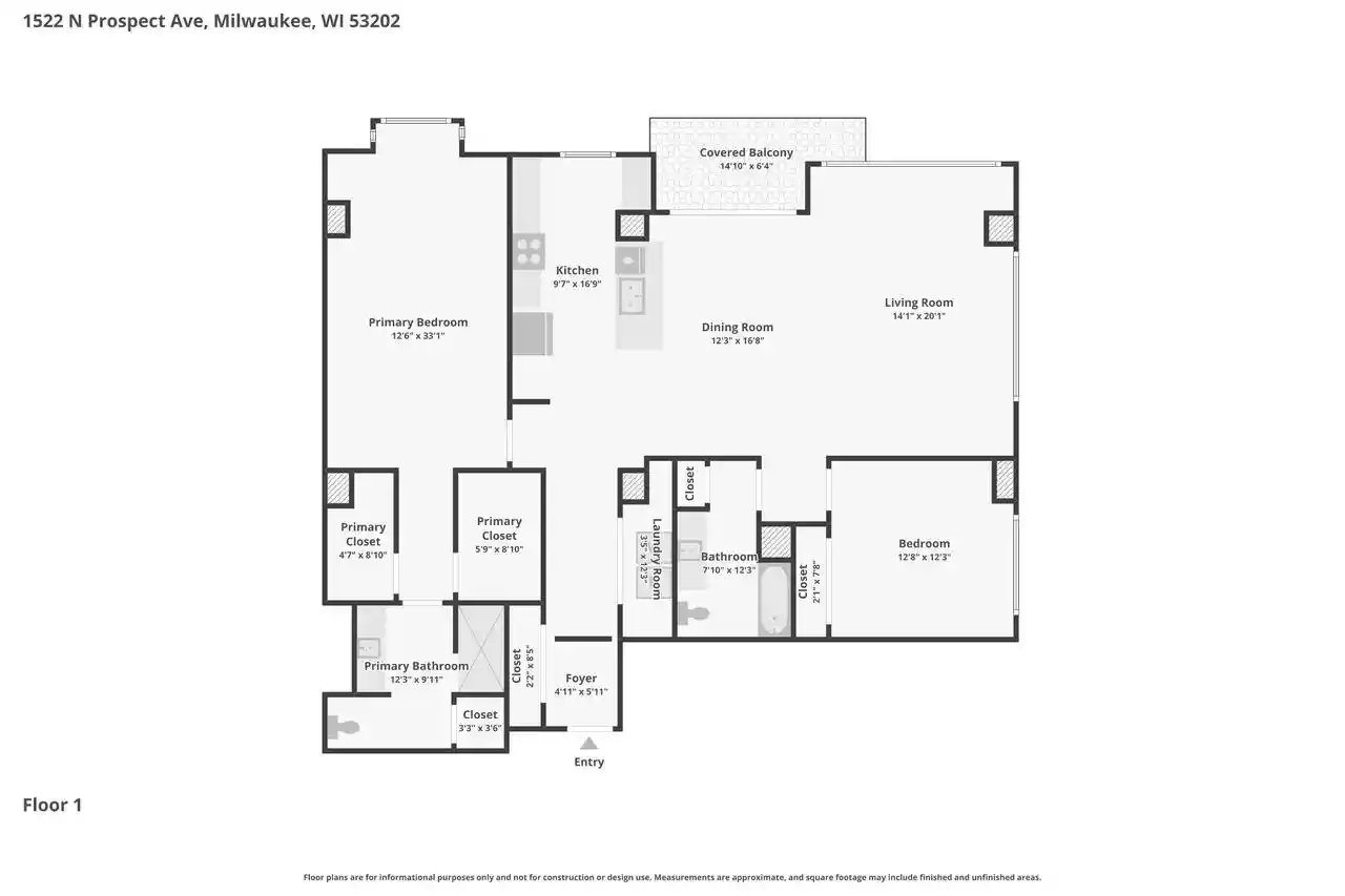 3rd image of 1522 N Prospect Avenue Avenue #303, Milwaukee, WI 53202 | MLS# 1968028