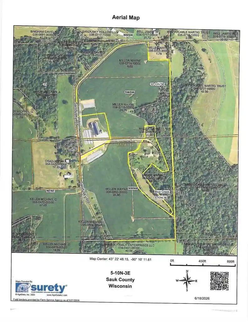 1st image of 61 A Sandusky Road Road, Hillpoint, WI 53937 | MLS# 2026184