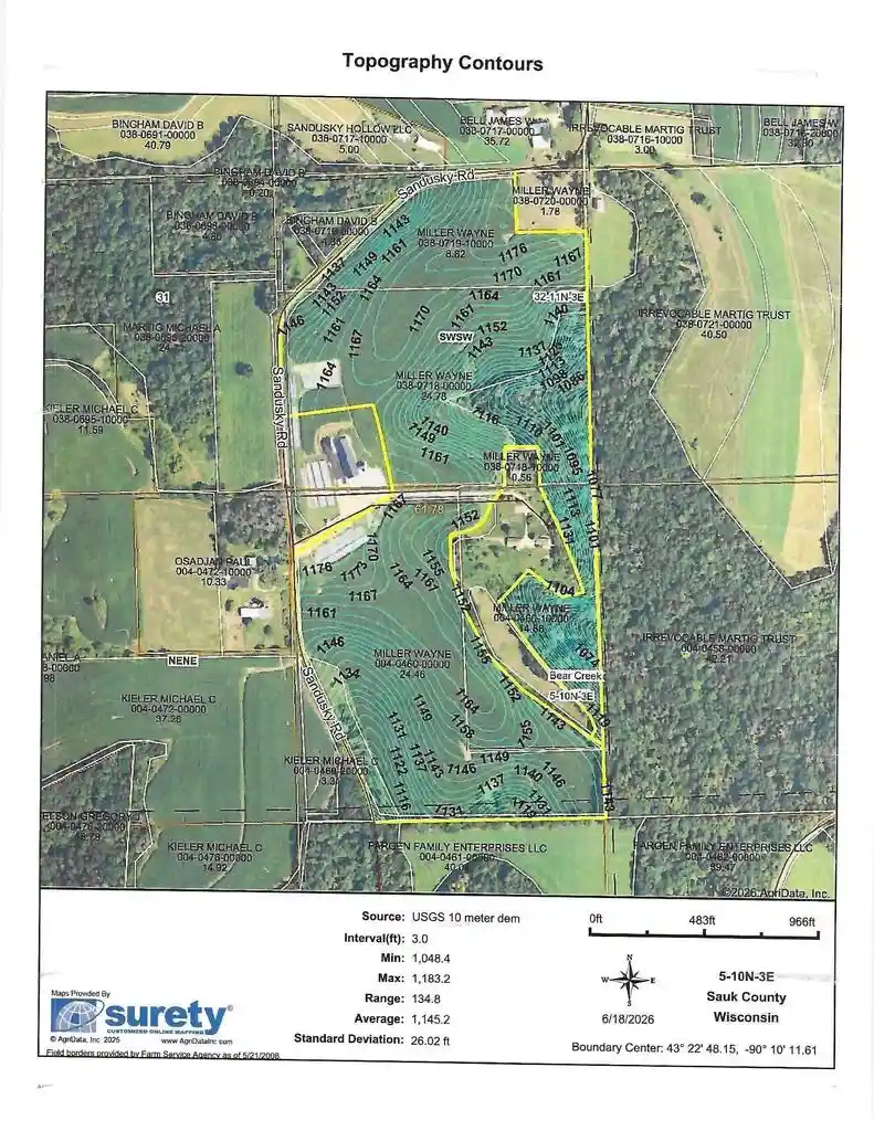 3rd image of 61 A Sandusky Road Road, Hillpoint, WI 53937 | MLS# 2026184