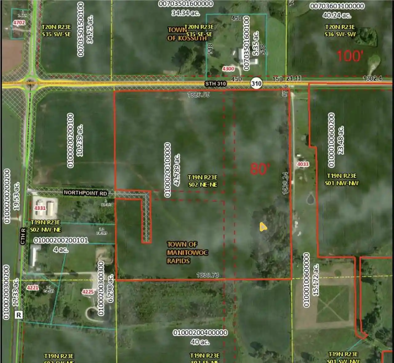 Photo 2 of Land for sale at Lt1 310 Hwy Hwy, Manitowoc, WI 54220 | MLS# 1968083 | Listing updated on 2026-07-06