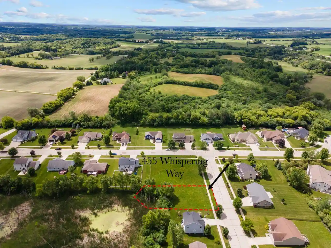 Photo 4 of Land for sale at 455 Whispering Way Way, Johnson Creek, WI 53038 | MLS# 2026535 | Listing updated on 2026-06-23