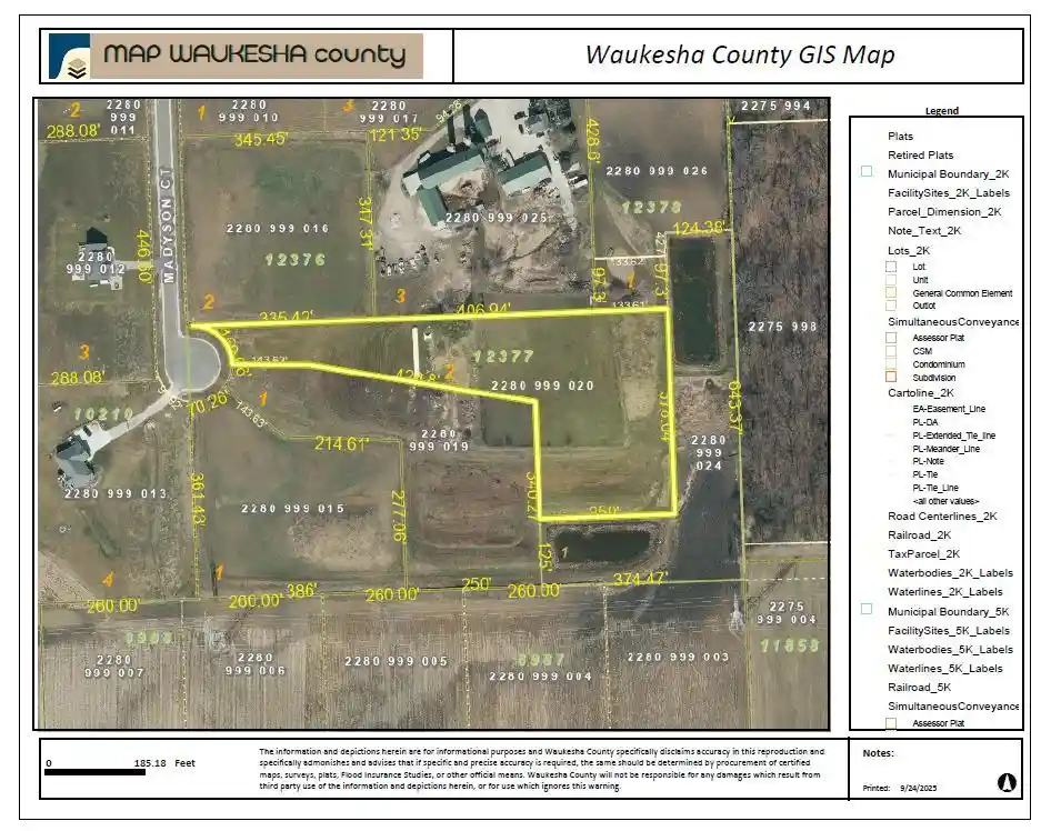 Homes for sale in Muskego, WI | Lt3 Madyson Court Court, Muskego, WI 53150 | MLS# 1969263