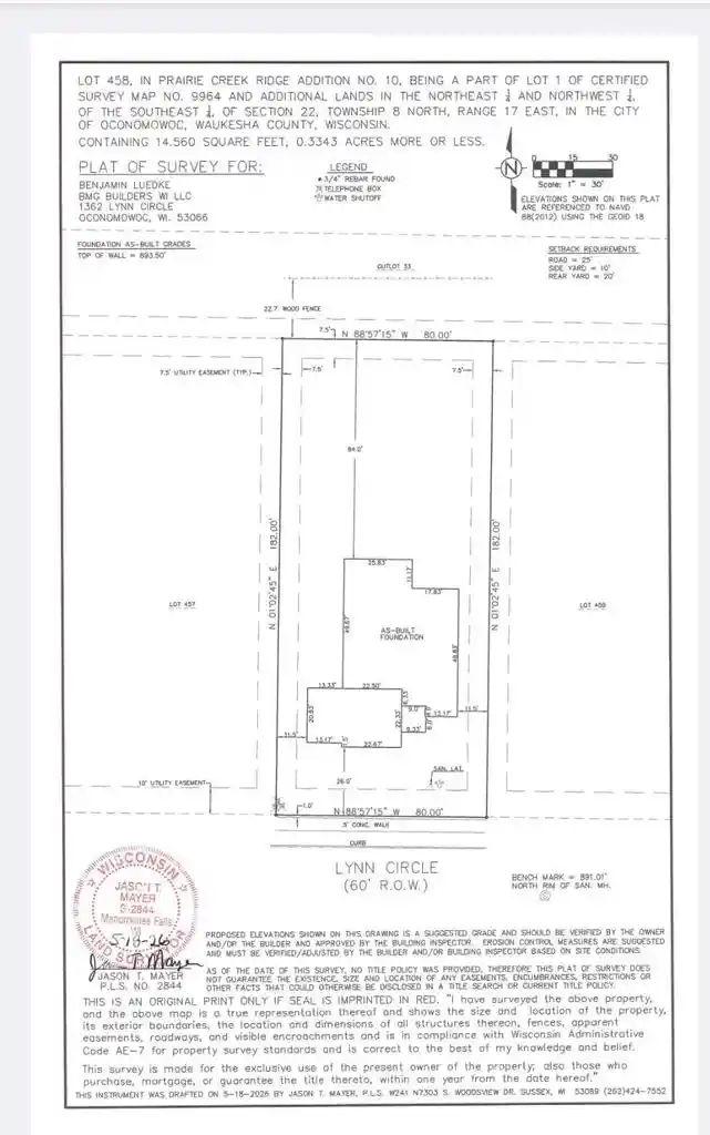 Photo 2 of Single family home for sale at 1362 Lynn Circle Circle, Oconomowoc, WI 53066 | MLS# 1971570 | Listing updated on 2026-08-09