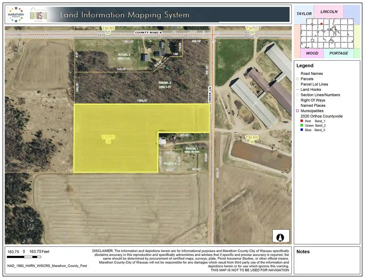 Photo 3 of Land for sale at 15 Acres Deer Creek Lane Lane, Marathon, WI 54448 | MLS# 22603320 | Listing updated on 2026-07-30