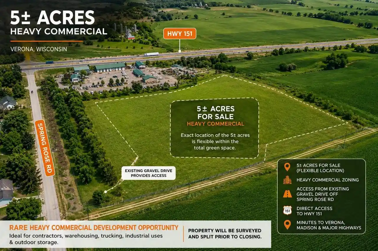 Photo 1 of Land for sale at Spring Rose Road Road, Verona, WI 53593 | MLS# 2028279 | Listing updated on 2026-07-16