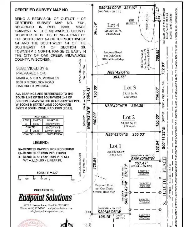 2nd image of Lt2 S Judith Pl Pl, Oak Creek, WI 53154 | MLS# 1972755