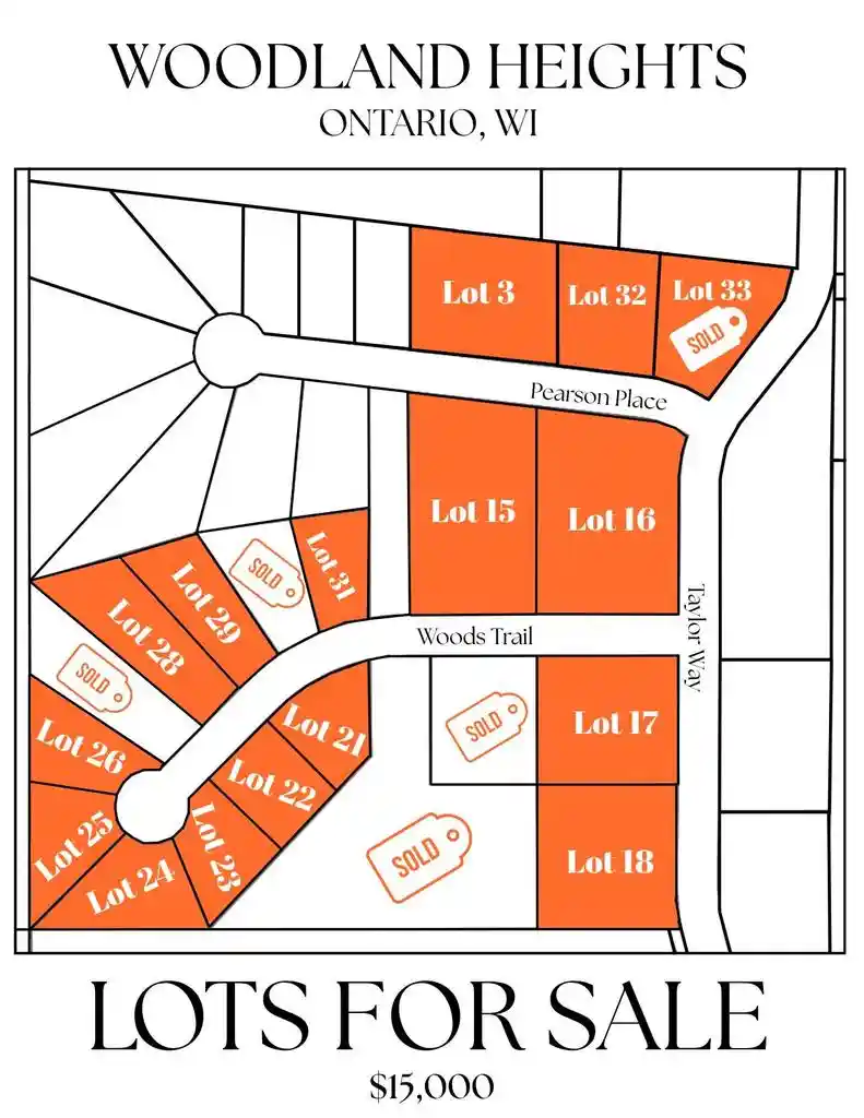 3rd image of Lot 24 Woods Trail Trail, Ontario, WI 54651 | MLS# 2029092