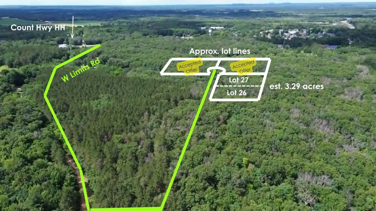 1st image of Lots 26 27 W Limits Road Road, Lyndon Station, WI 53944 | MLS# 2029167