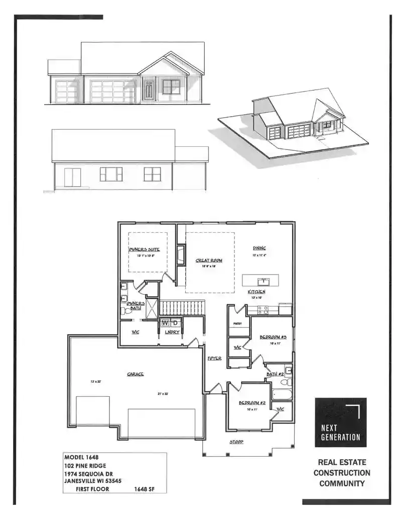3rd image of 1974 Sequoia Dr Dr, Janesville, WI 53545 | MLS# 2029225
