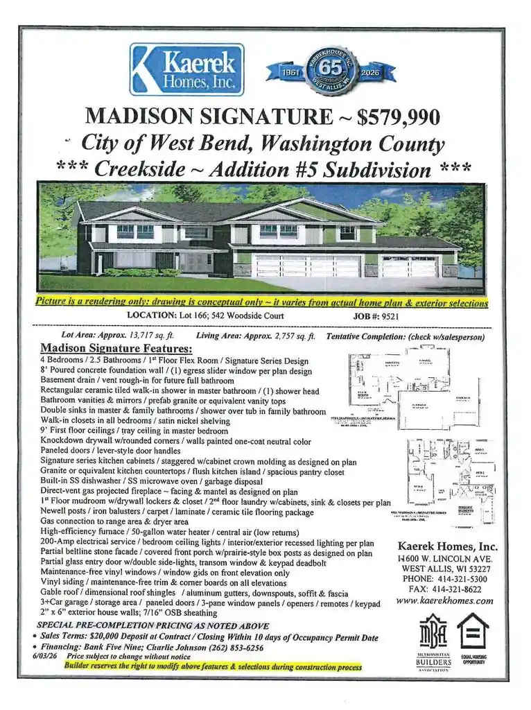 4th image of 542 Woodside Court Court, West Bend, WI 53095 | MLS# 1975105