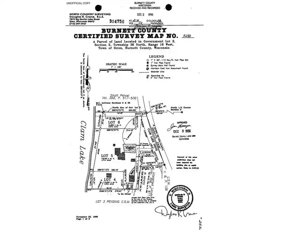 4th image of Tbd Clam Lake Dr Dr, Siren, WI 54872 | MLS# 7122409