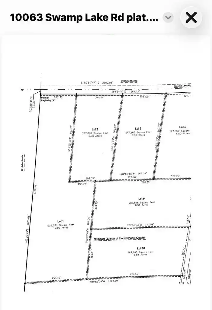 Photo 2 of Land for sale at 10063 Swamp Lake Road Road, Tomahawk, WI 54487 | MLS# 1975571 | Listing updated on 2026-08-20