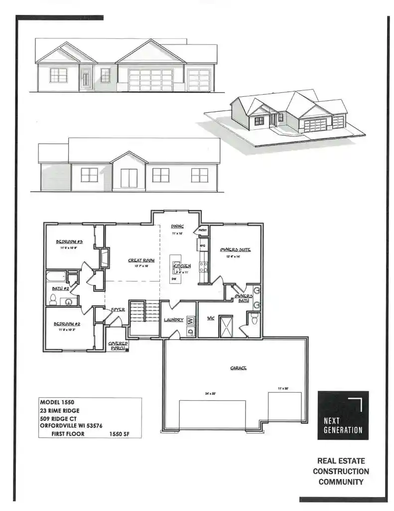 Photo 3 of Single family home for sale at 509 Ridge Court Court, Orfordville, WI 53545 | MLS# 2030229 | Listing updated on 2026-08-11