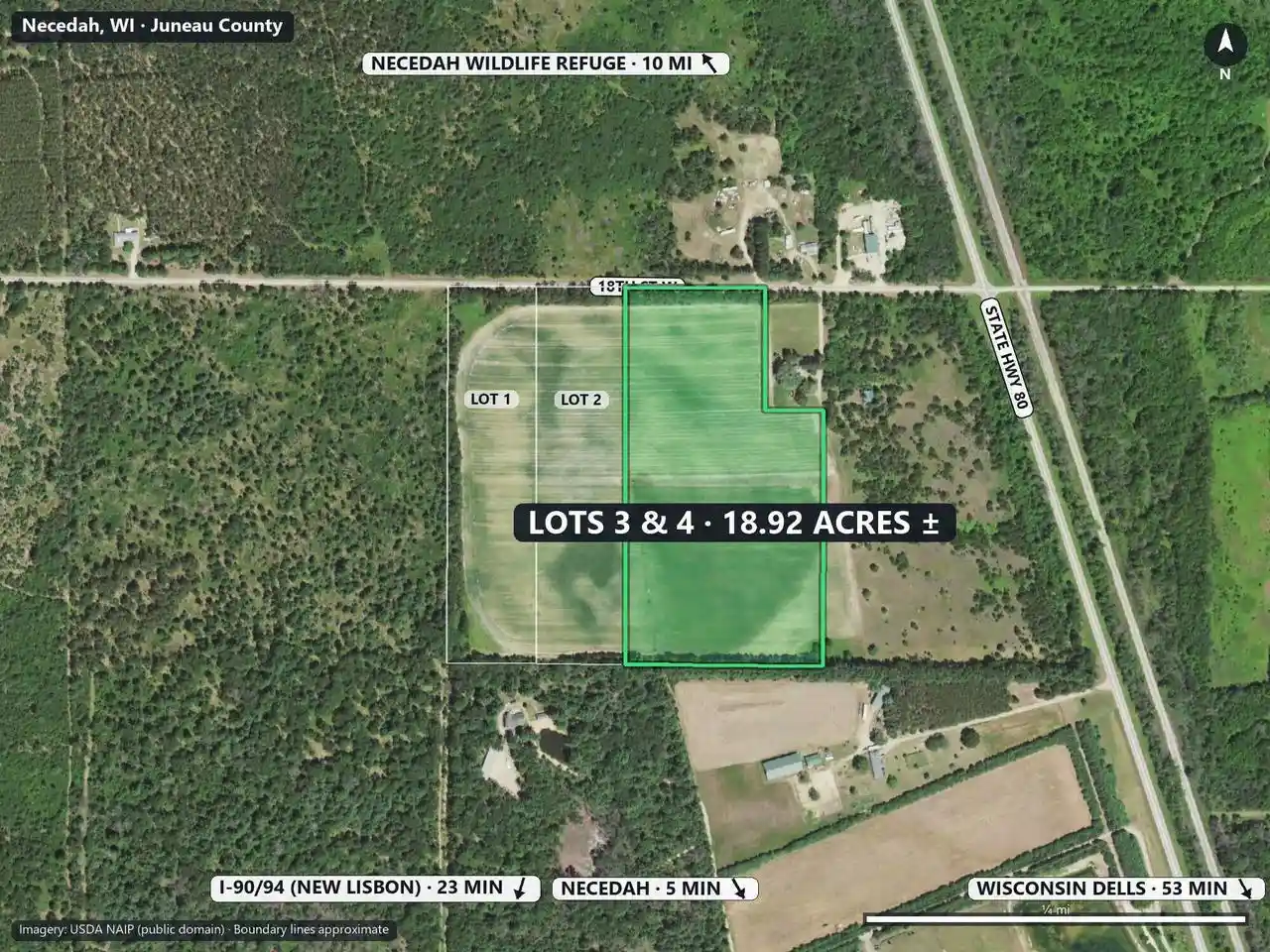 5th image of Lot 3 & 4 18Th Street Street, Necedah, WI 54646 | MLS# 1976996