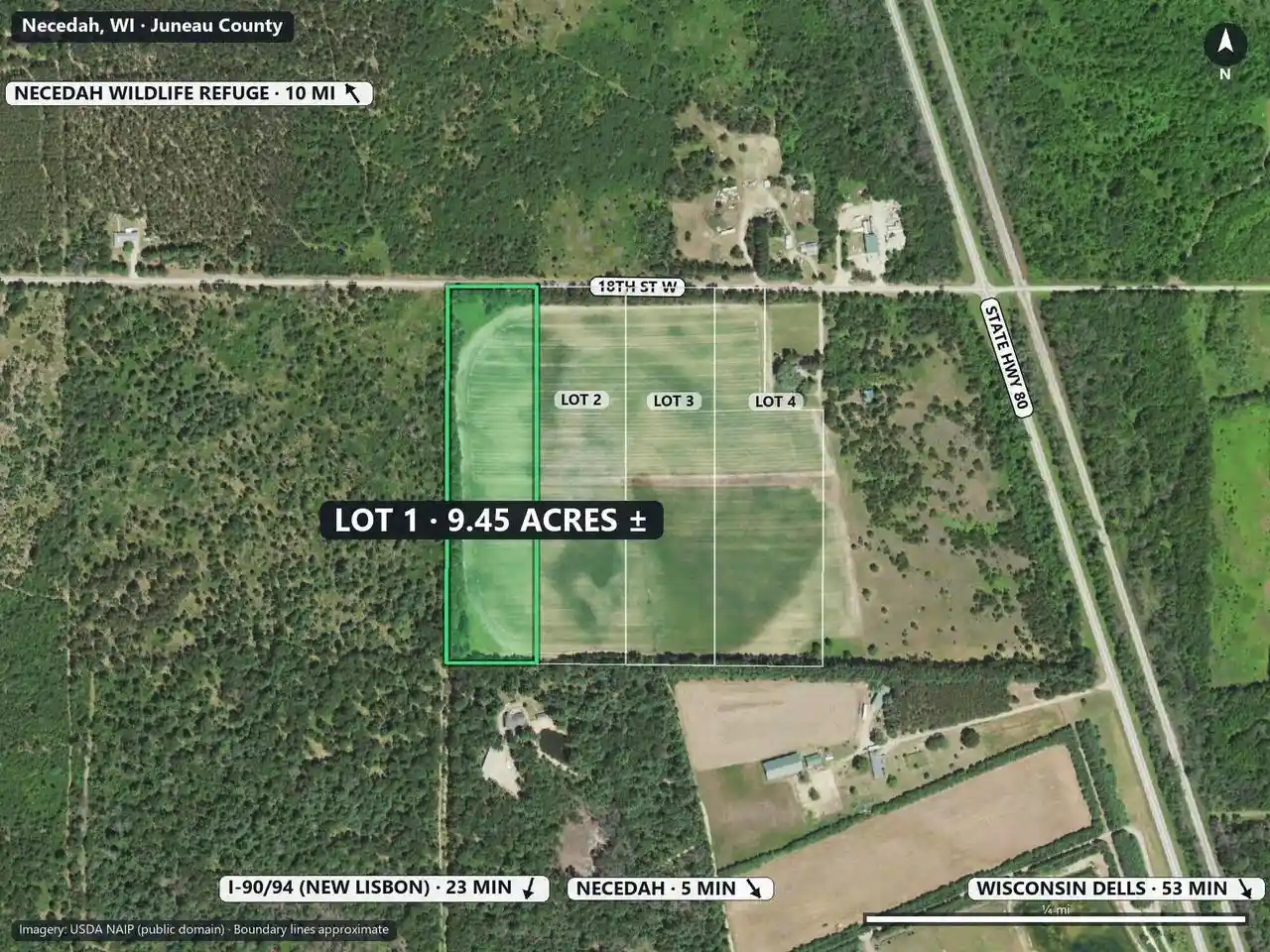4th image of Lot 1 18Th Street Street, Necedah, WI 54646 | MLS# 1976995