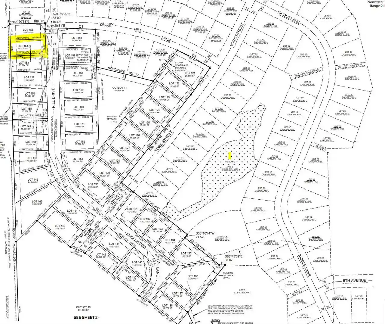 Photo 4 of Land for sale at Lt154 Hill Dr Dr, Union Grove, WI 53182 | MLS# 1977100 | Listing updated on 2026-09-01