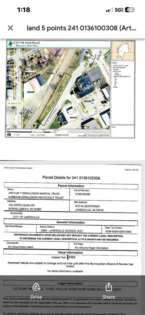 Photo 2 of Land for sale at 610 W Centerway, Janesville, WI 53548 | MLS# 2030971 | Listing updated on 2026-09-17