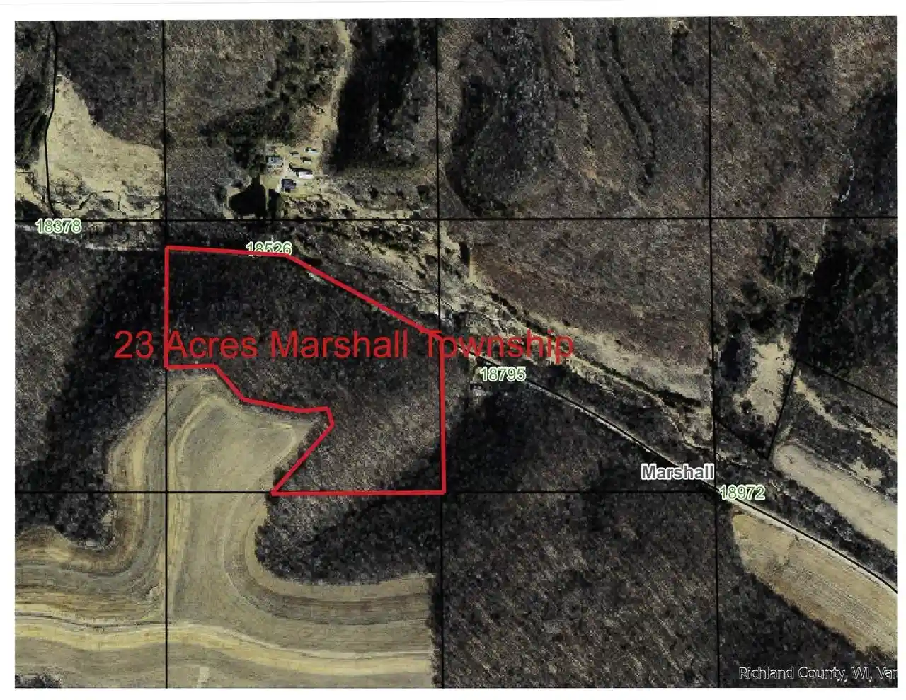 1st image of Tbd Marshall Rd Road Road, Richland Center, WI 53581 | MLS# 2031243