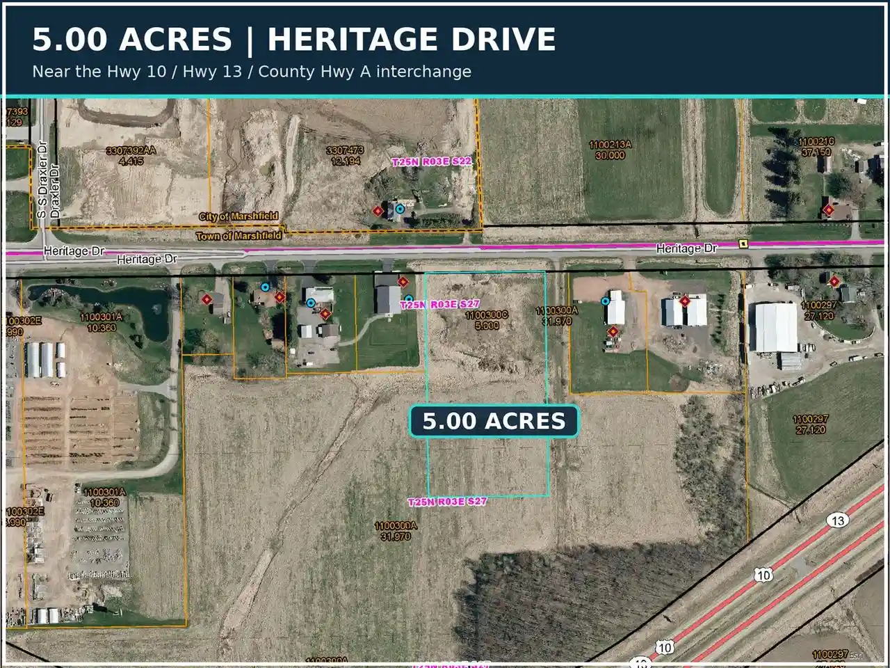 1st image of Lot 1 Heritage Dr Dr, Marshfield, WI 54449 | MLS# 22604188