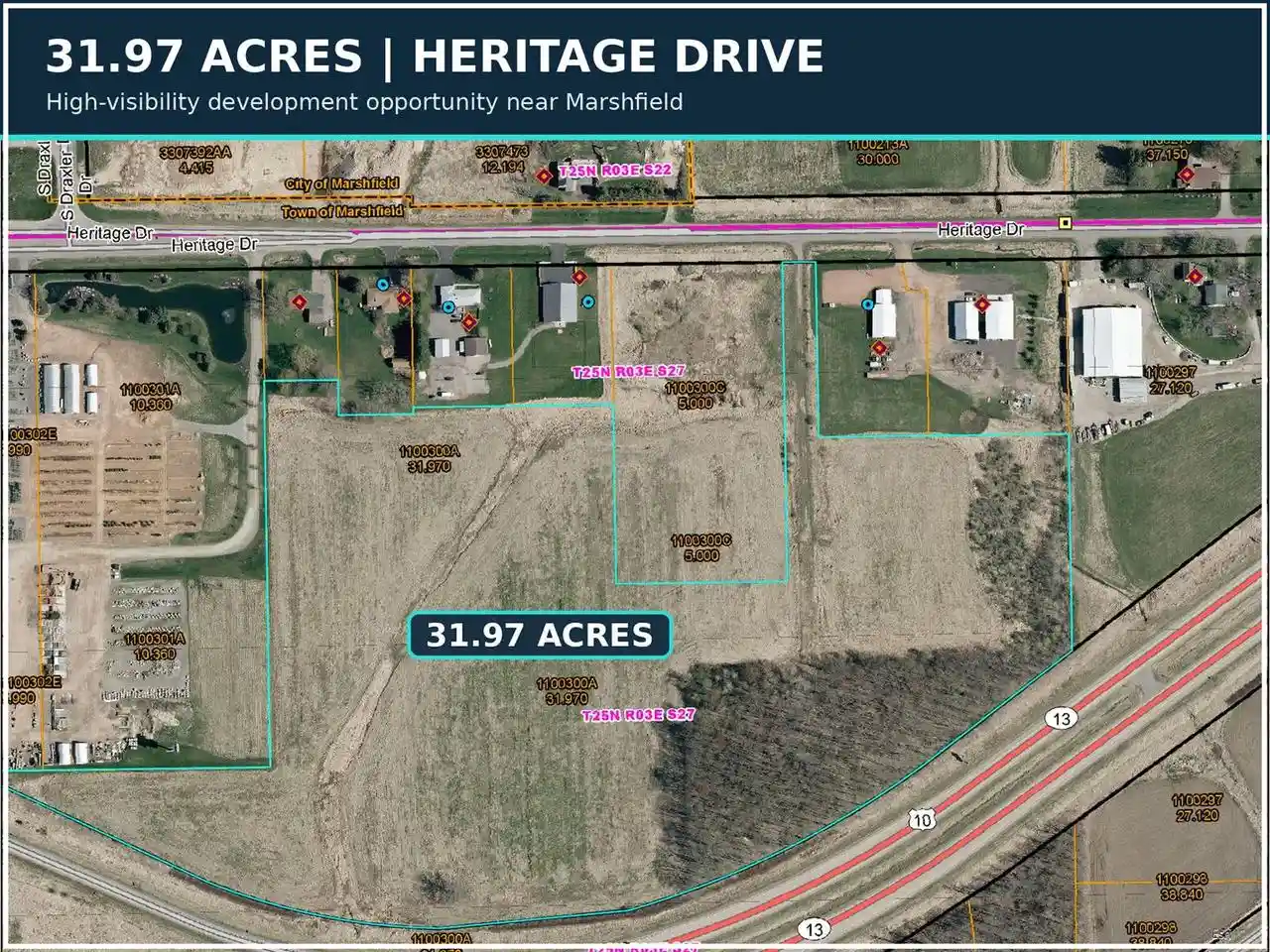 1st image of Lot 2 Heritage Dr Dr, Marshfield, WI 54449 | MLS# 22604190