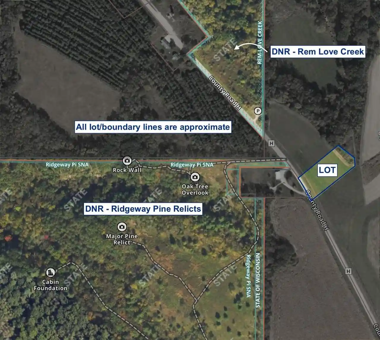 Photo 3 of Land for sale at Lot 3 County Rd H, Ridgeway, WI 53582 | MLS# 2031722 | Listing updated on 2026-09-02