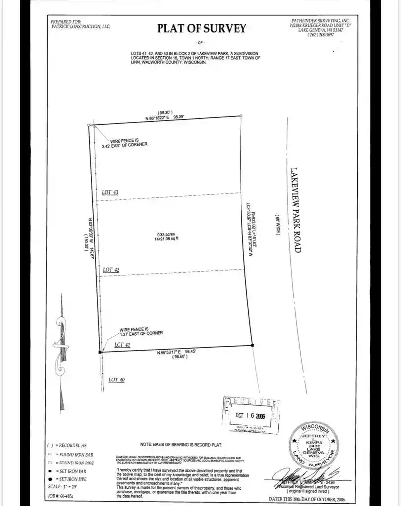 Photo 2 of Land for sale at Lots 39 43 Lakeview Park Dr #-43, Lake Geneva, WI 53147 | MLS# 1980094 | Listing updated on 2026-09-18