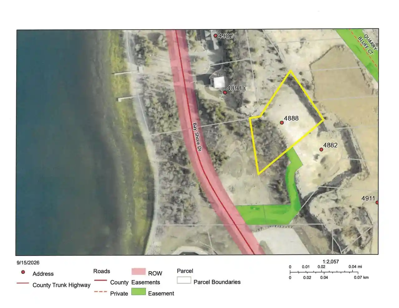 Photo 1 of Land for sale at 4888 Bay Shore Dr, Sturgeon Bay, WI 54235 | MLS# 50332736 | Listing updated on 2026-09-15