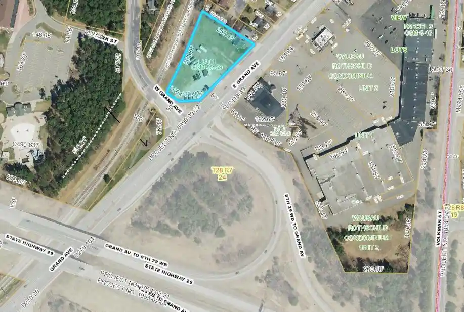Photo 1 of Land for sale at 1028 E Grand Ave #1.496 acres, Rothschild, WI 54474 | MLS# 22604832 | Listing updated on 2026-10-07