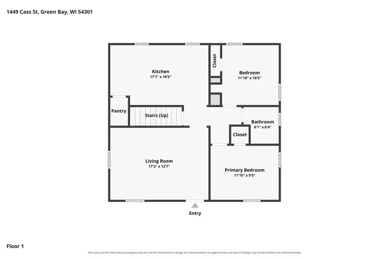 Photo 4 of Single family home for sale at 1449 Cass St, Green Bay, WI 54301 | MLS# 50333536 | Listing updated on 2026-09-30