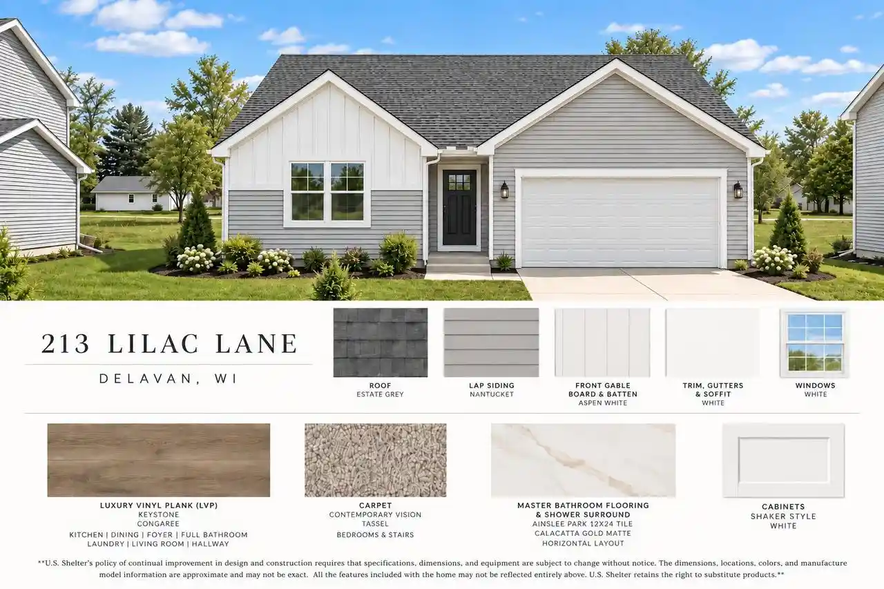 Photo 3 of Single family home for sale at 213 Lilac Ln, Delavan, WI 53115 | MLS# 1982722 | Listing updated on 2026-10-05