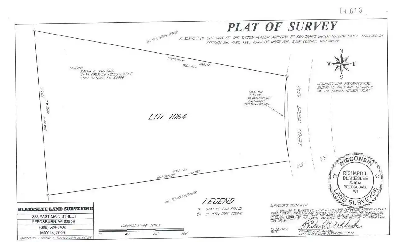 Photo 3 of Land for sale at Lot 1064 Cool Brk Ct, La Valle, WI 53941 | MLS# 2033924 | Listing updated on 2026-10-02