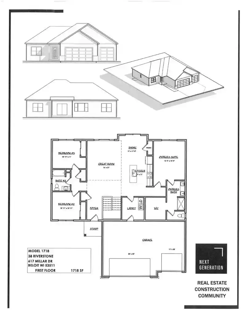 Photo 3 of Single family home for sale at 617 Millar Dr, Beloit, WI 53511 | MLS# 2034079 | Listing updated on 2026-10-05