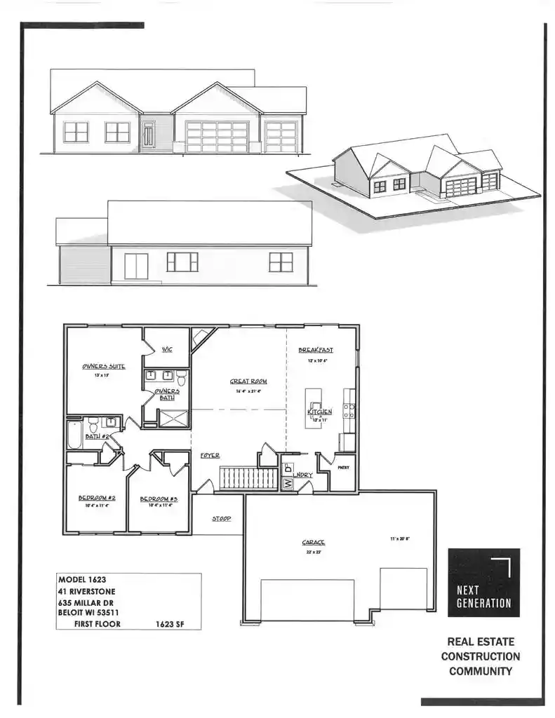 Photo 3 of Single family home for sale at 635 Millar Dr, Beloit, WI 53511 | MLS# 2034082 | Listing updated on 2026-10-05