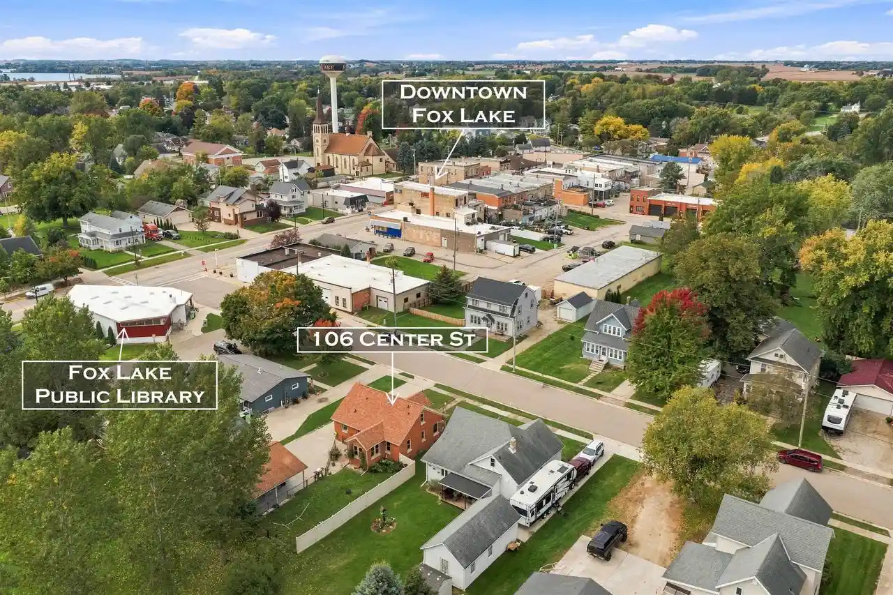 Photo 3 of Single family home for sale at 106 Center St, Fox Lake, WI 53933 | MLS# 2034091 | Listing updated on 2026-10-06