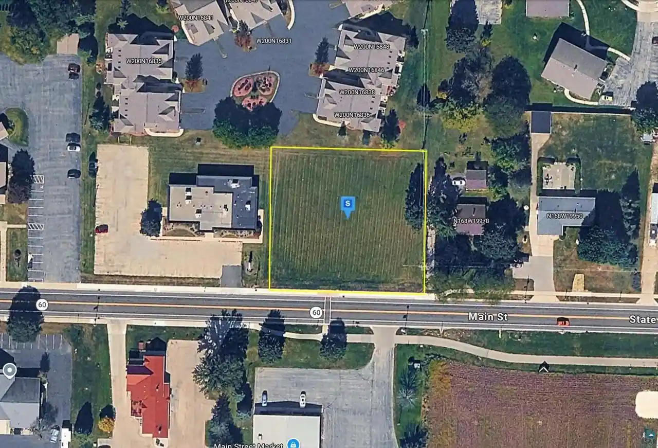 Photo 1 of Land for sale at N168w19980 Main St, Jackson, WI 53037 | MLS# 6127924 | Listing updated on 2026-10-07
