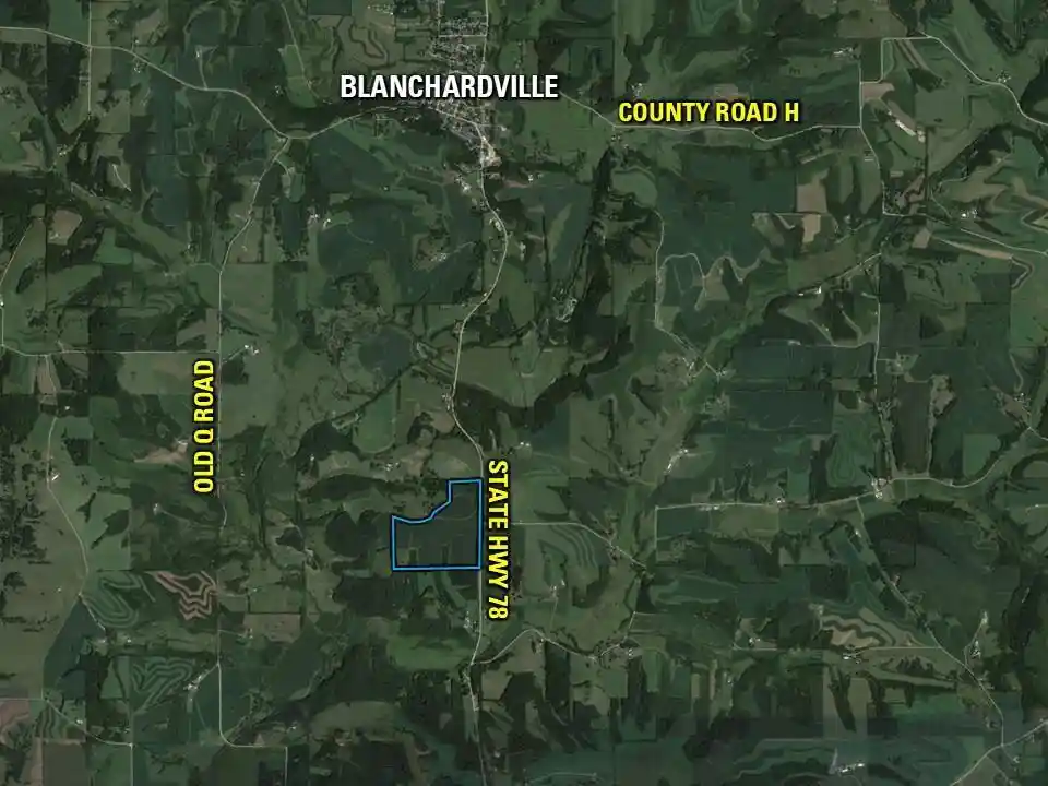 Photo 3 of Land for sale at 120� Acres Hwy 78, Blanchardville, WI 53516 | MLS# 2034197 | Listing updated on 2026-10-07