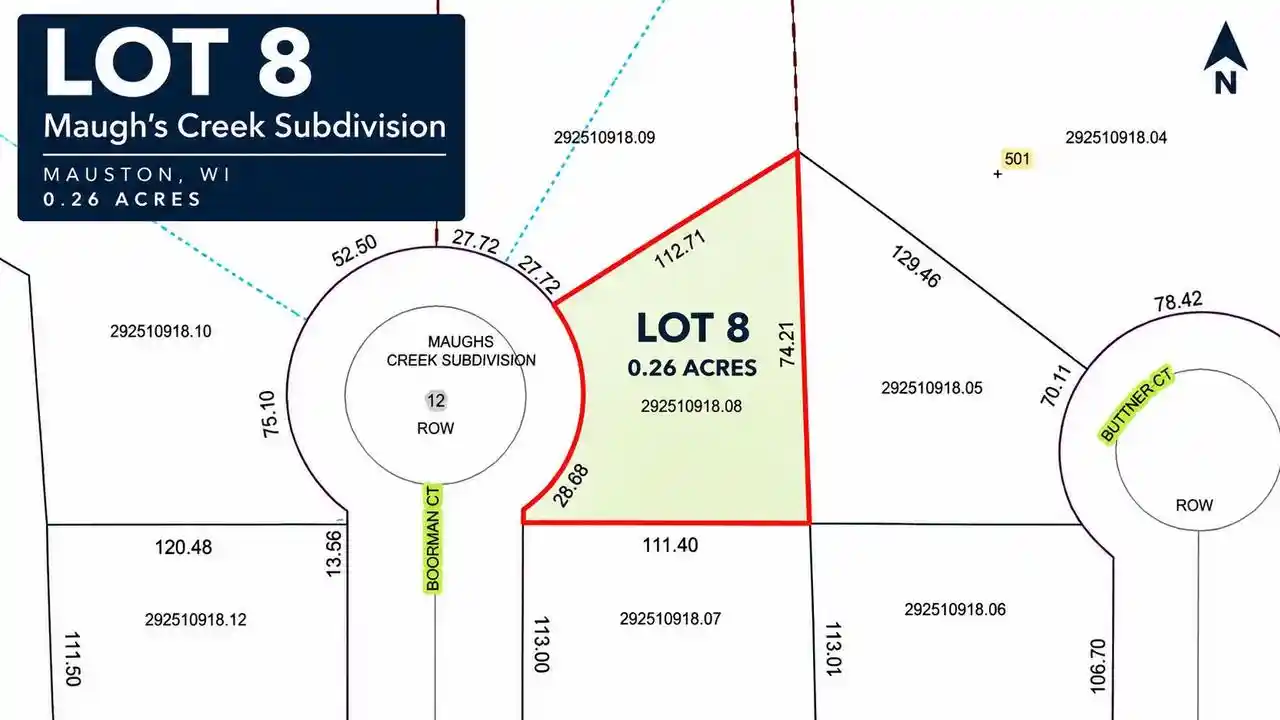 Photo 1 of Land for sale at L8 Boorman Ct, Mauston, WI 53948 | MLS# 2034200 | Listing updated on 2026-10-07