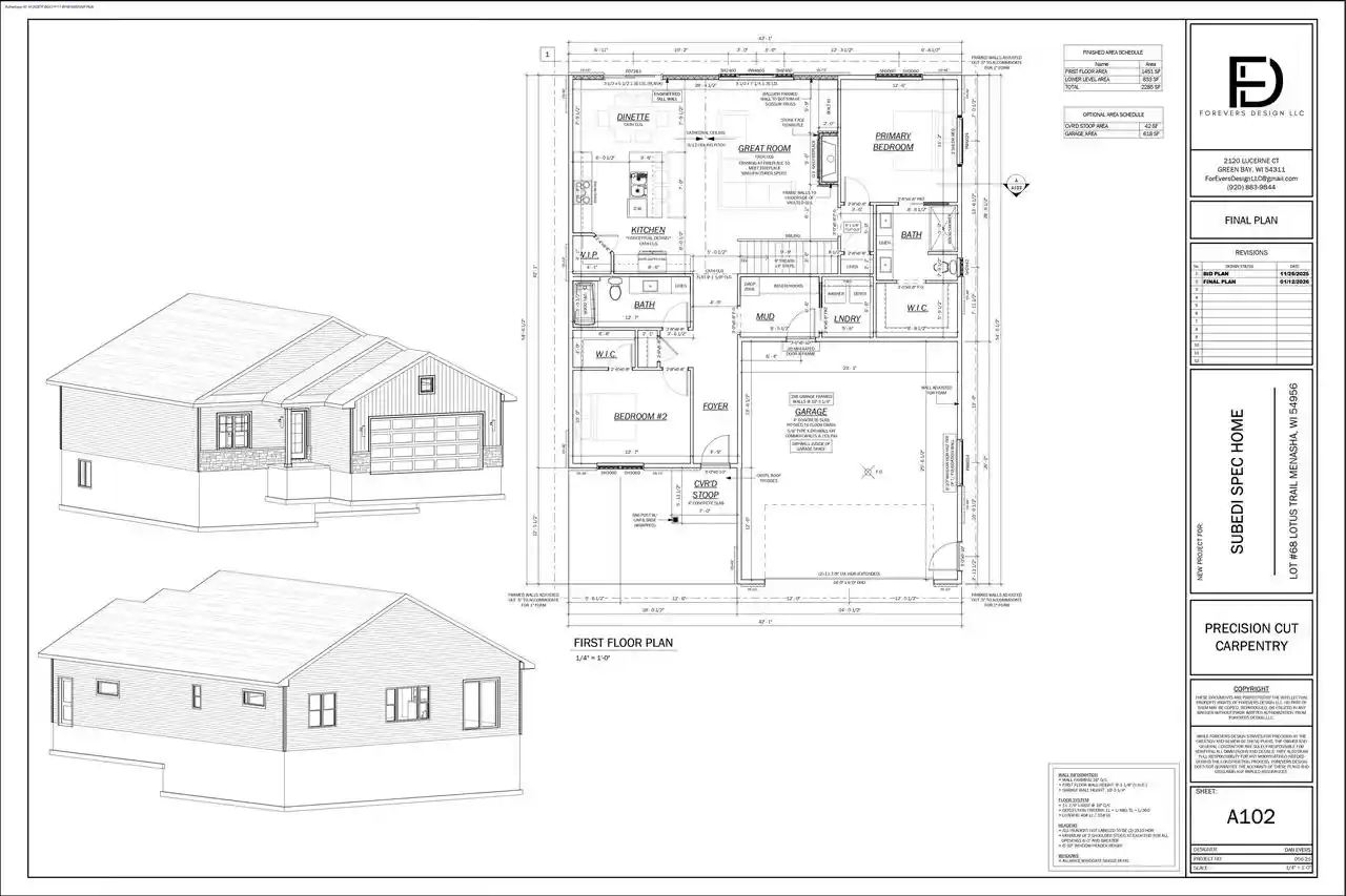 Photo 2 of Single family home for sale at 1001 Lotus Trl, Menasha, WI 54952 | MLS# 50334026 | Listing updated on 2026-10-08